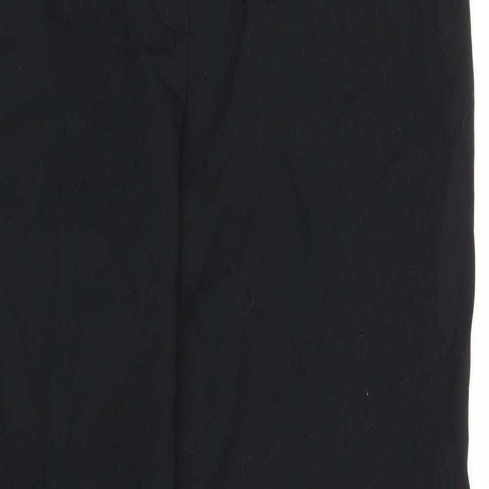 Womens UK Size 16 Club Class Regular Fit  Black Trousers