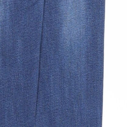 Preworn Girls Blue  Denim Skinny Jeans Size 14 Years