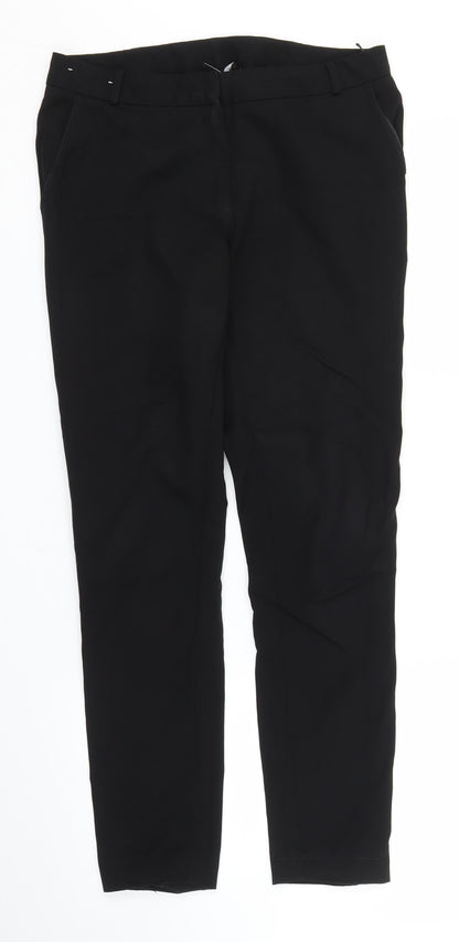 New Look Womens Black   Carrot Trousers Size 10 L27 in