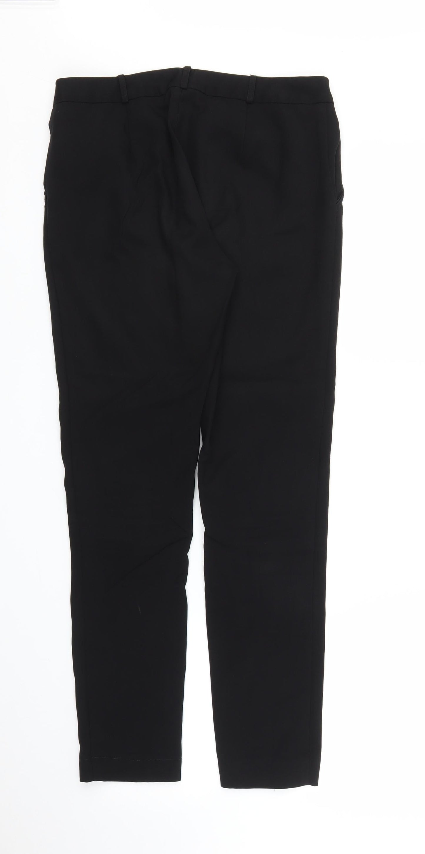 New Look Womens Black   Carrot Trousers Size 10 L27 in