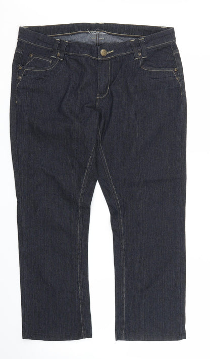 Womens UK Size 34 in Preworn Regular Fit Straight Blue Jeans