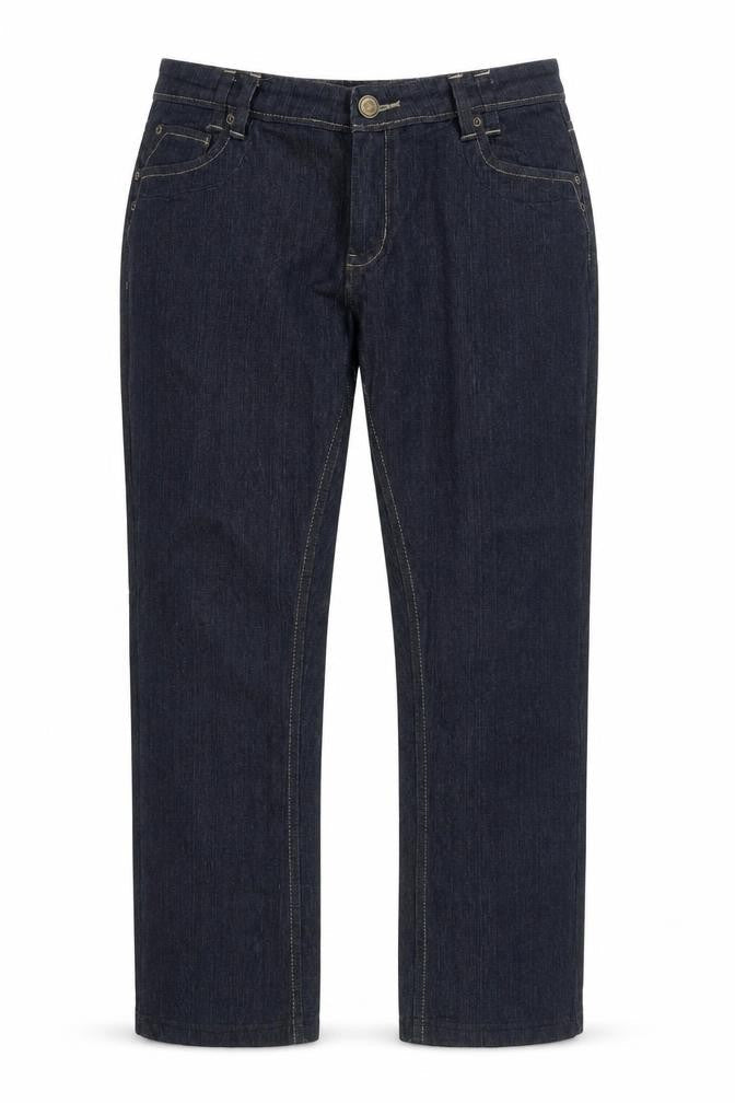 Womens Blue  Denim Straight Jeans Size 34 in L25 in