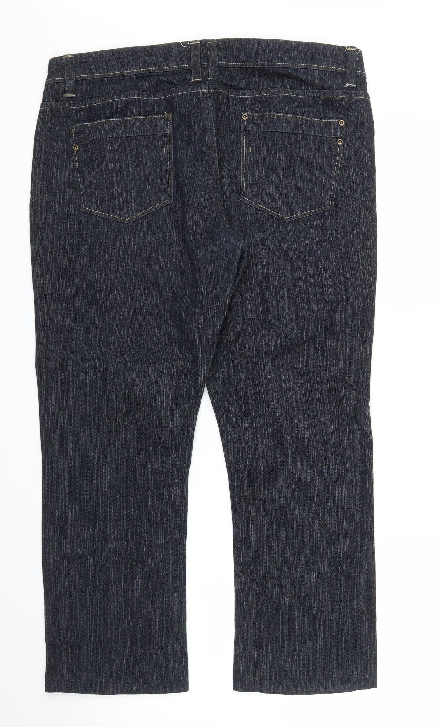 Womens UK Size 34 in Preworn Regular Fit Straight Blue Jeans