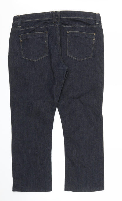 Womens UK Size 34 in Preworn Regular Fit Straight Blue Jeans