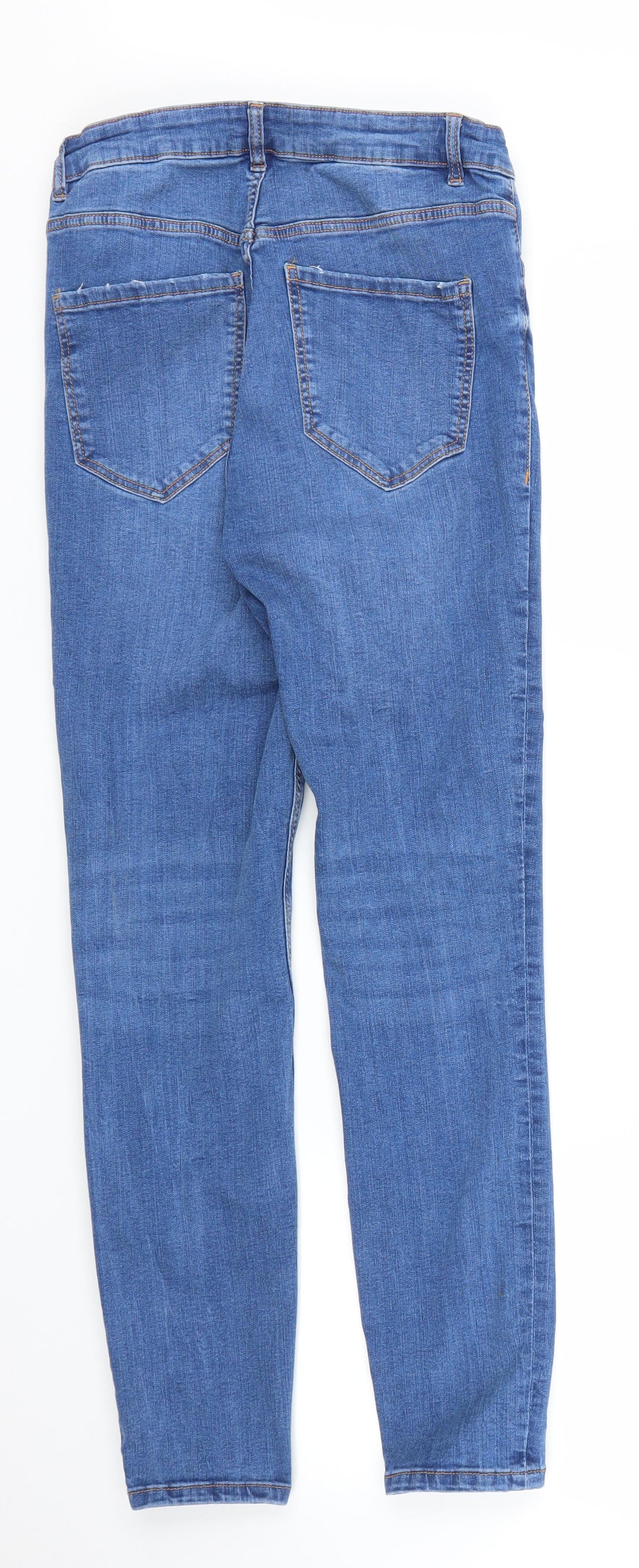 Zara Womens Blue  Denim Skinny Jeans Size 24 in L26 in