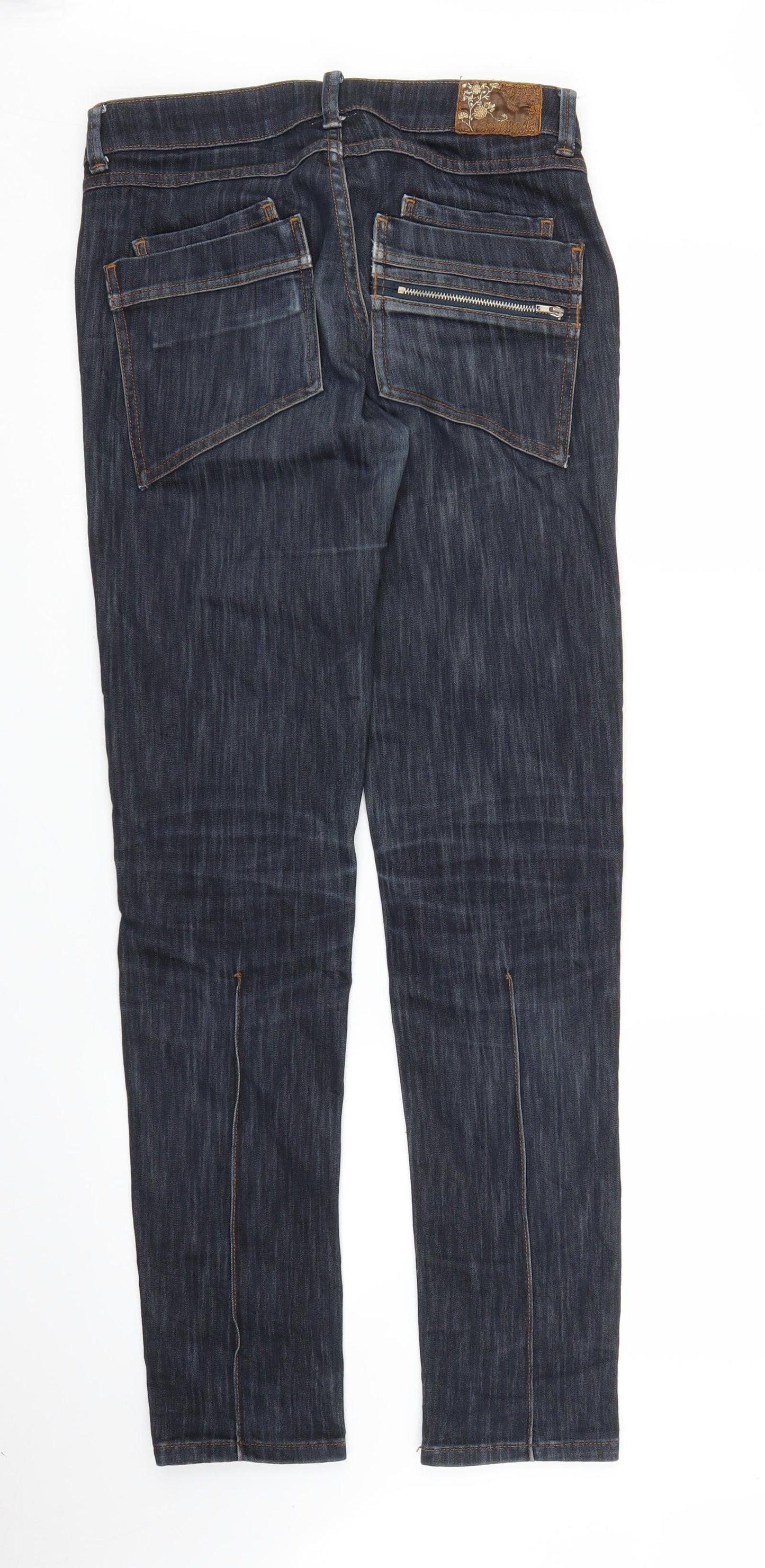 Here & There Womens Blue  Denim Skinny Jeans Size 28 in L31 in