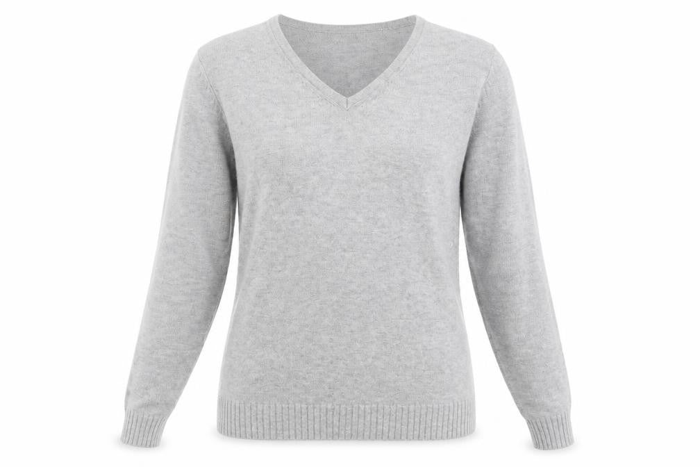 Womens UK Size S villa Grey Pullover Jumper