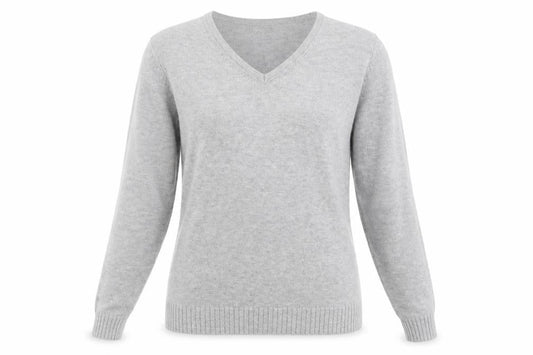 Womens UK Size S villa Grey Pullover Jumper