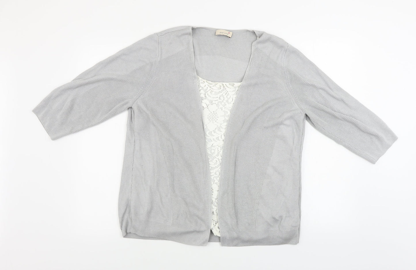 Womens UK Size 18 Marks and Spencer Grey Cardigan Jumper