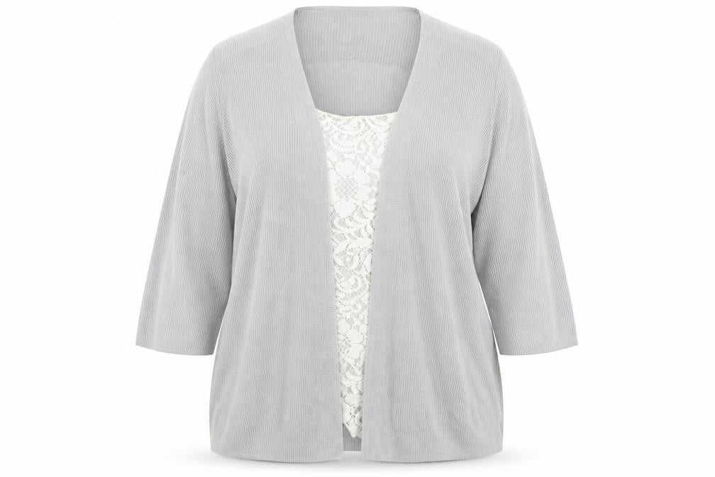 Womens UK Size 18 Marks and Spencer Grey Cardigan Jumper