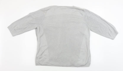 Womens UK Size 18 Marks and Spencer Grey Cardigan Jumper