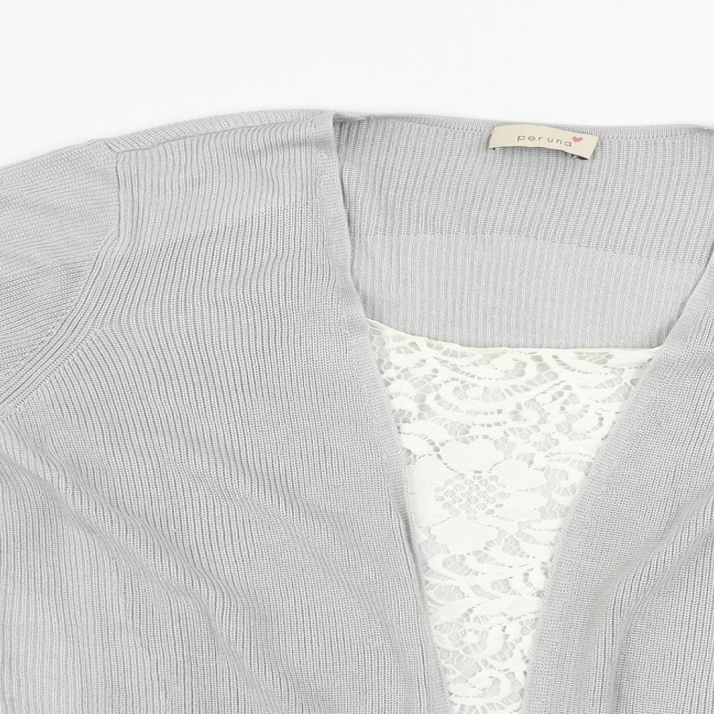 Womens UK Size 18 Marks and Spencer Grey Cardigan Jumper