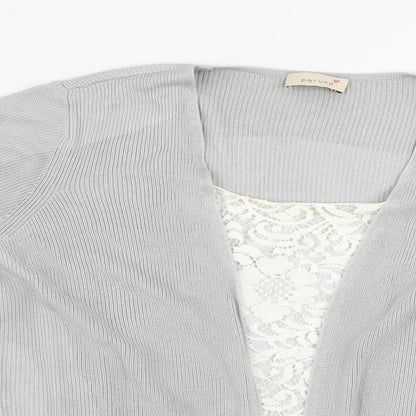 Womens UK Size 18 Marks and Spencer Grey Cardigan Jumper