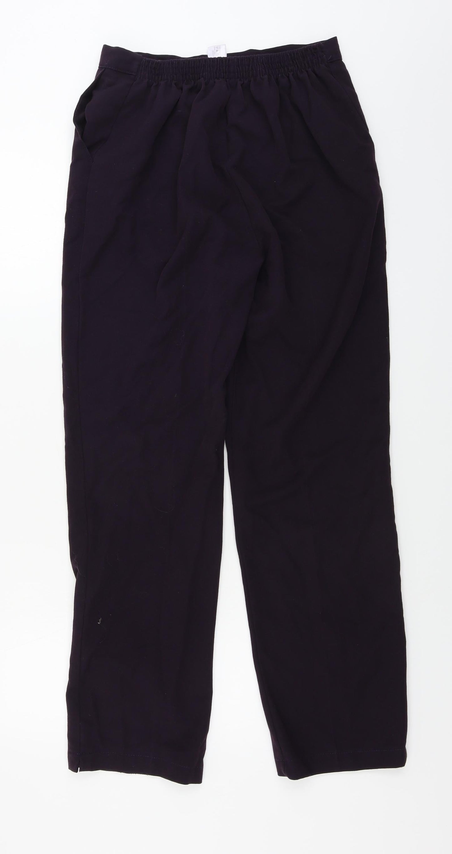 Womens UK Size 14 Preworn Regular Fit  Purple Trousers
