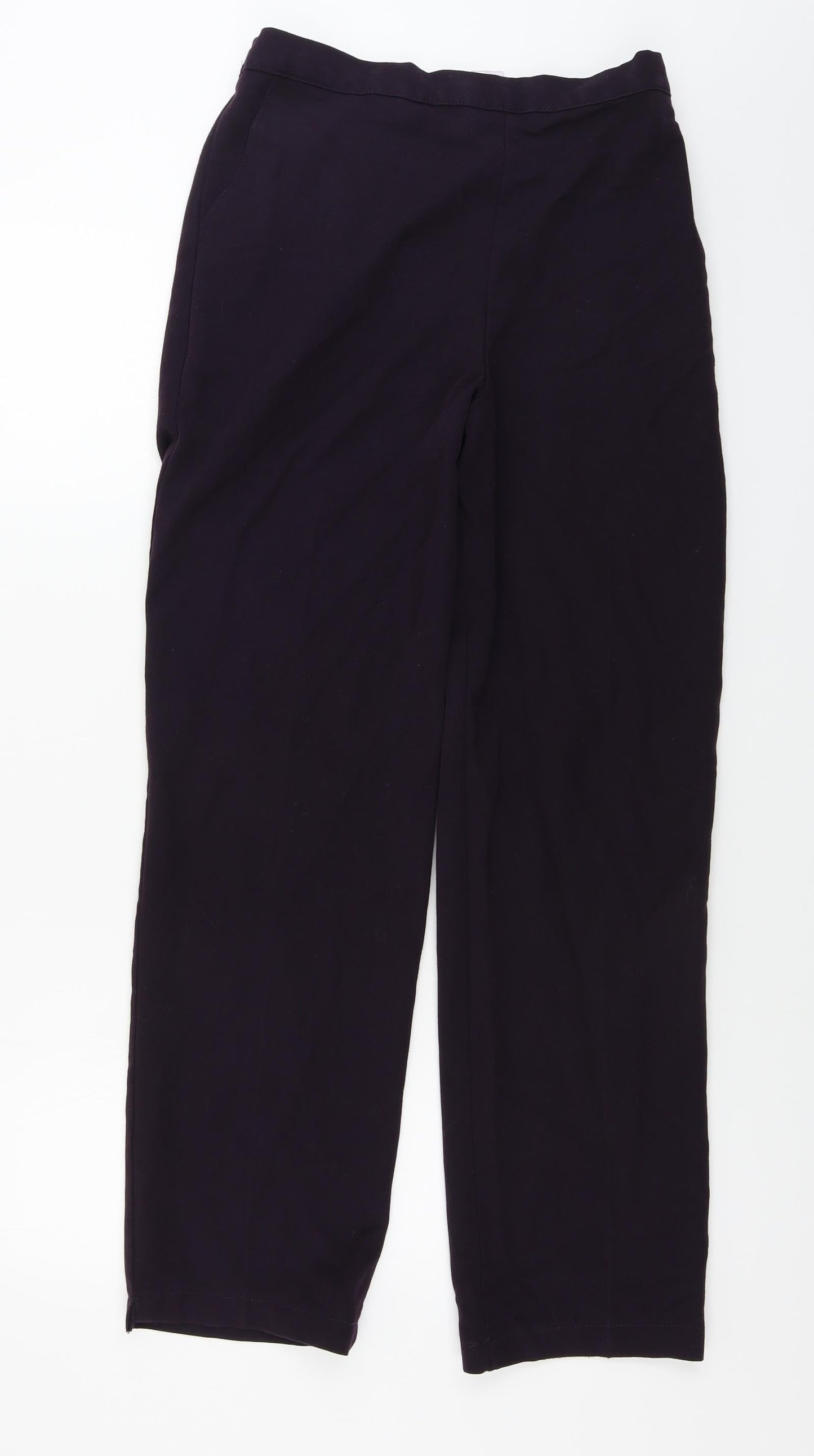 Womens UK Size 14 Preworn Regular Fit  Purple Trousers
