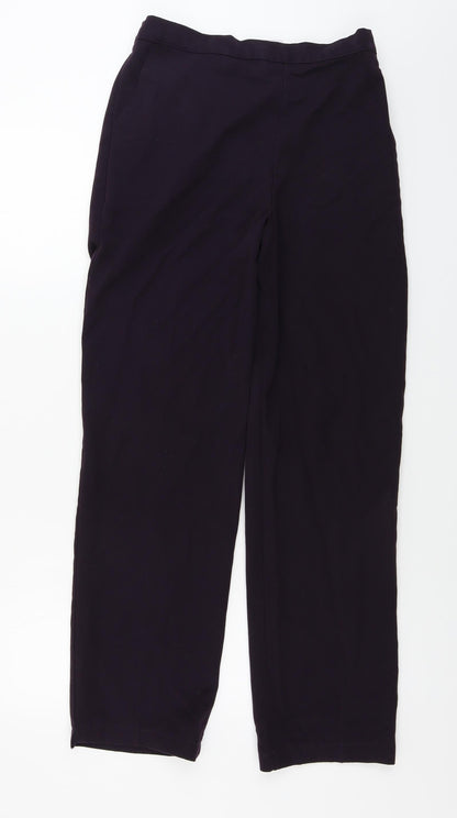 Womens UK Size 14 Preworn Regular Fit  Purple Trousers