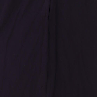 Womens UK Size 14 Preworn Regular Fit  Purple Trousers