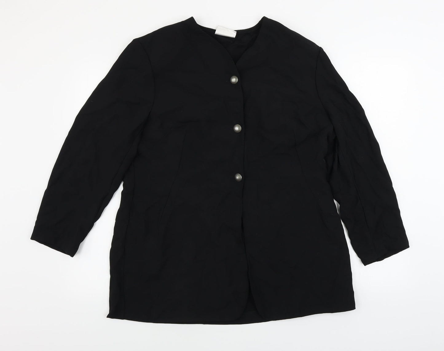 Womens UK Size 18 Richards Regular Black Blazer