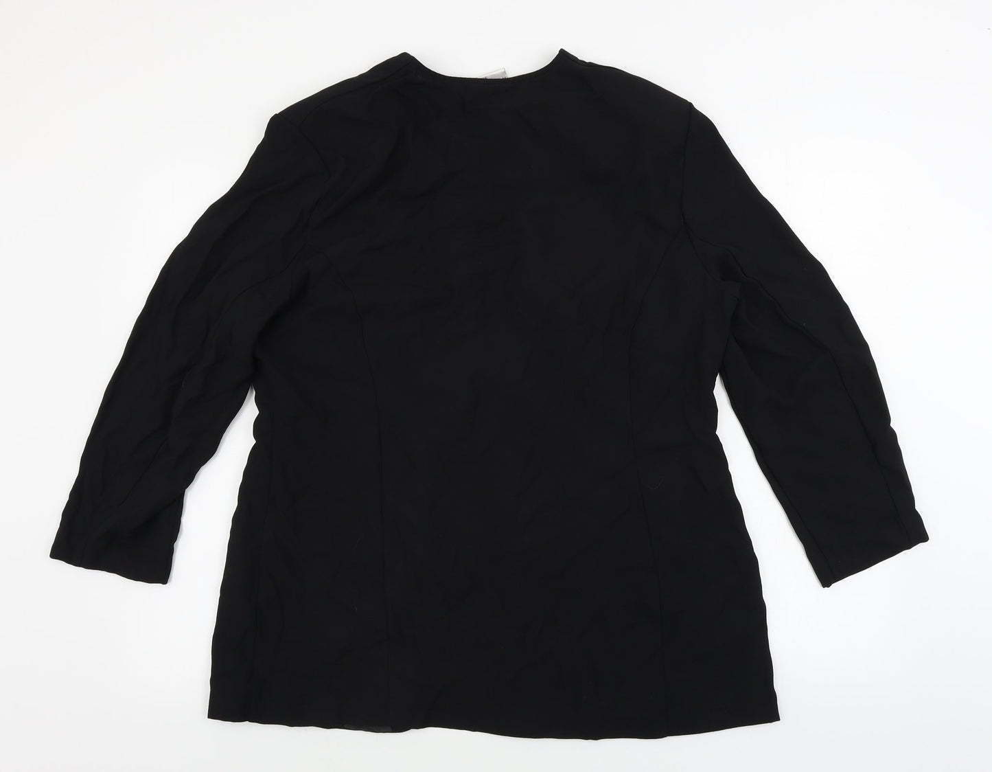 Womens UK Size 18 Richards Regular Black Blazer