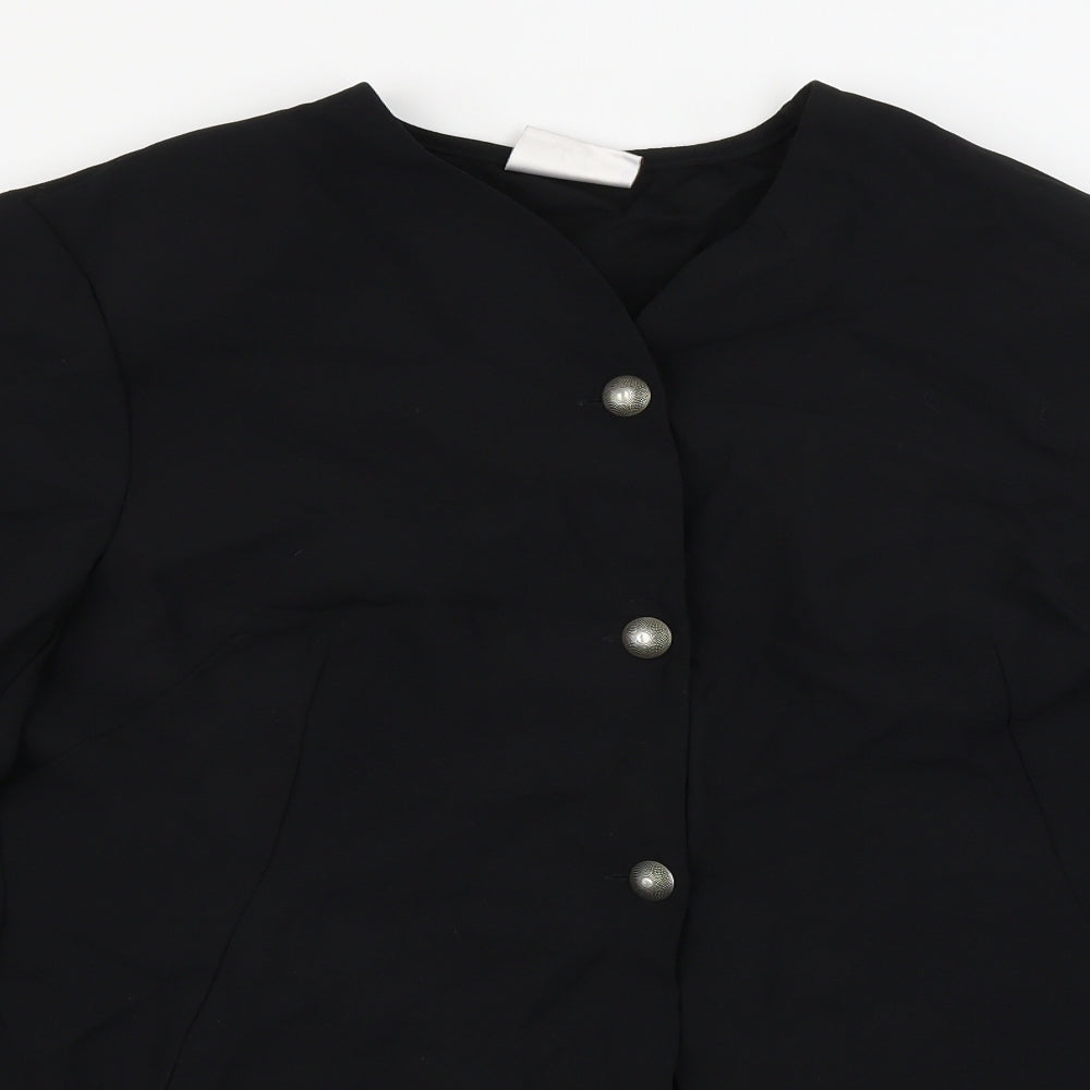 Womens UK Size 18 Richards Regular Black Blazer