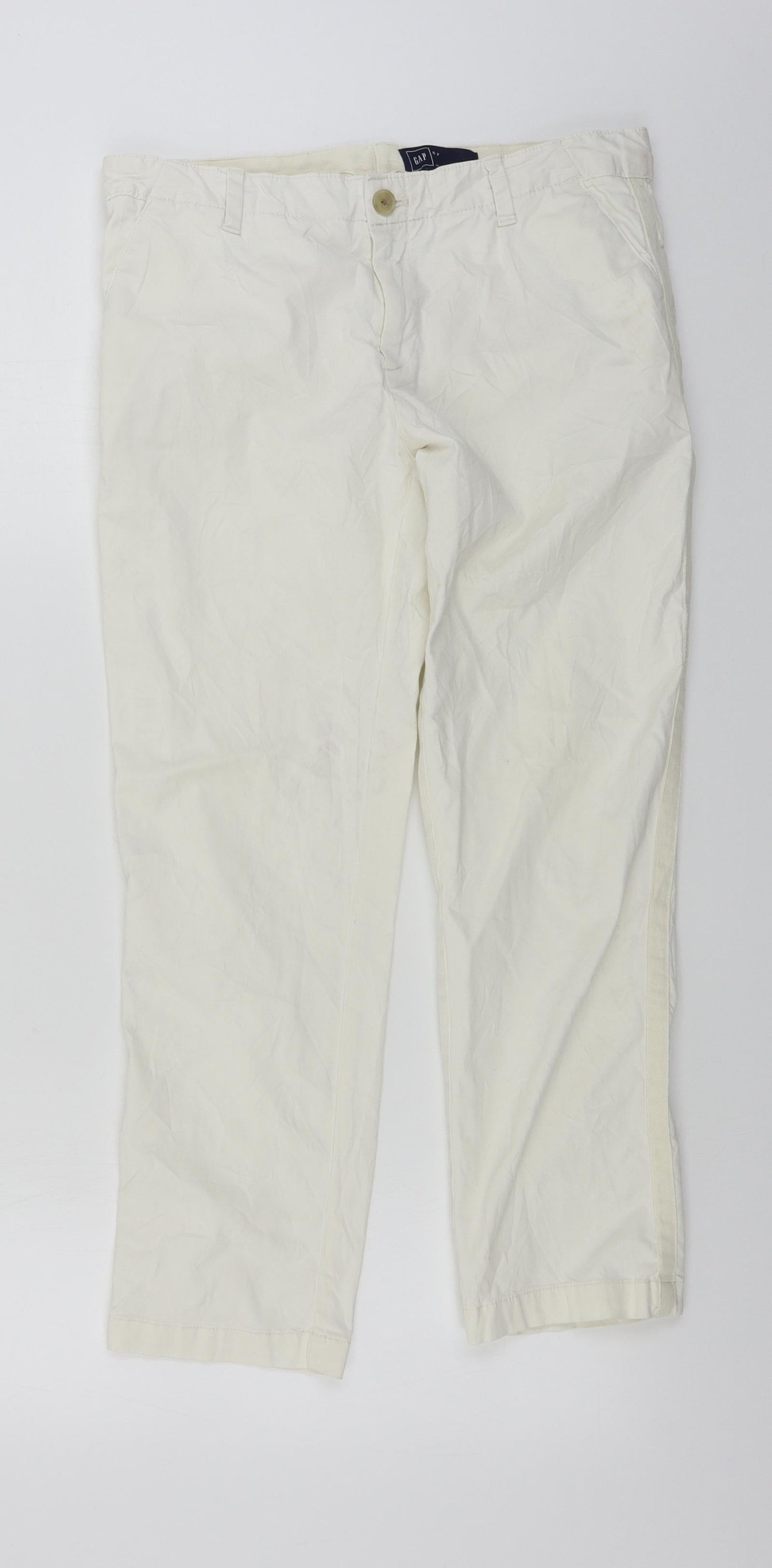 Womens UK Size 6 Gap Regular Fit  Beige Trousers