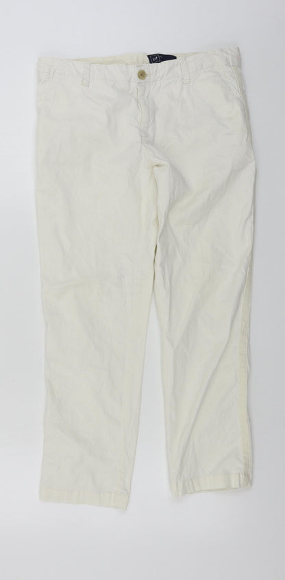 Womens UK Size 6 Gap Regular Fit  Beige Trousers