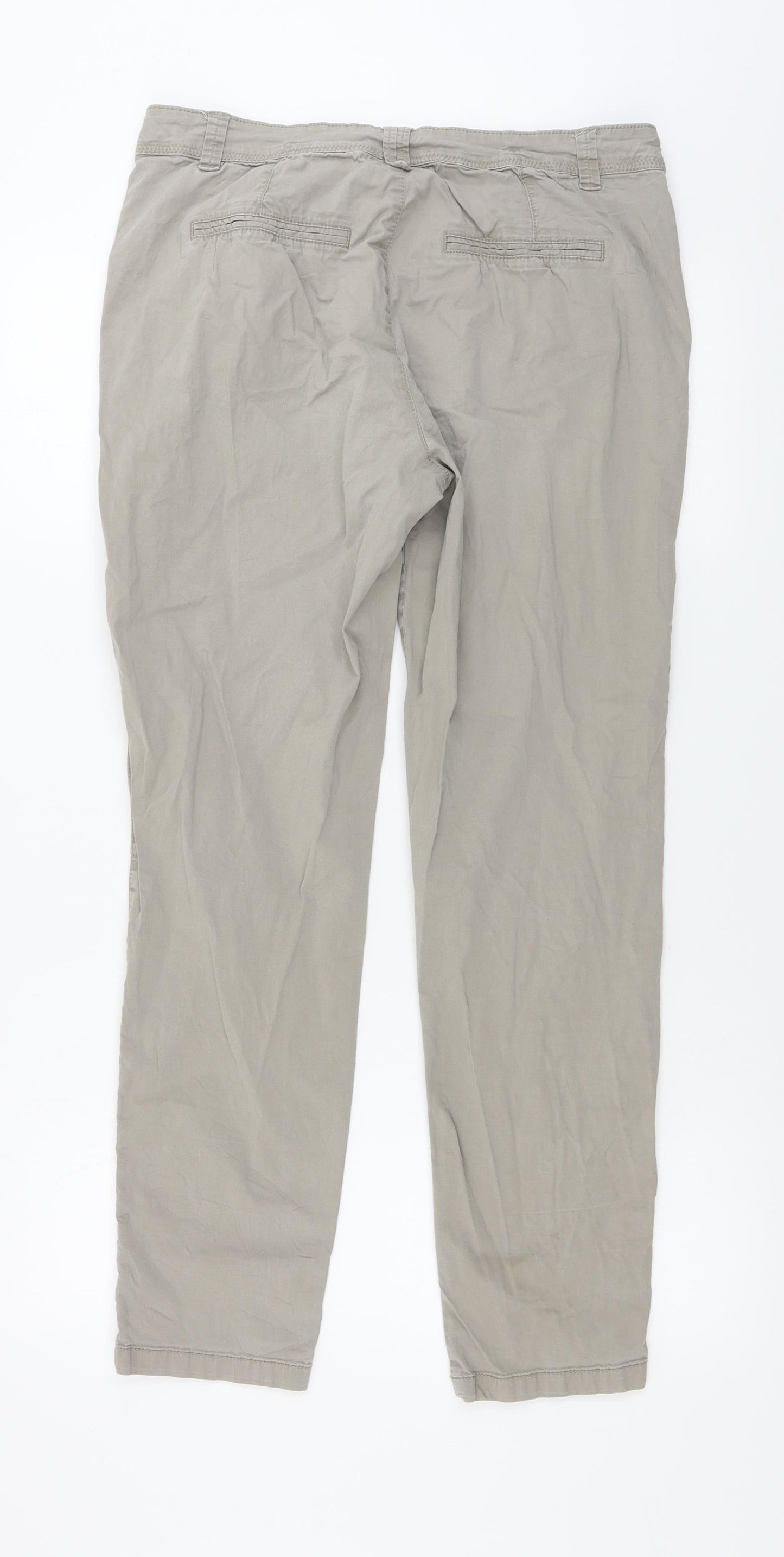 Yessica  Womens Grey   Trousers  Size 32 in L27 in