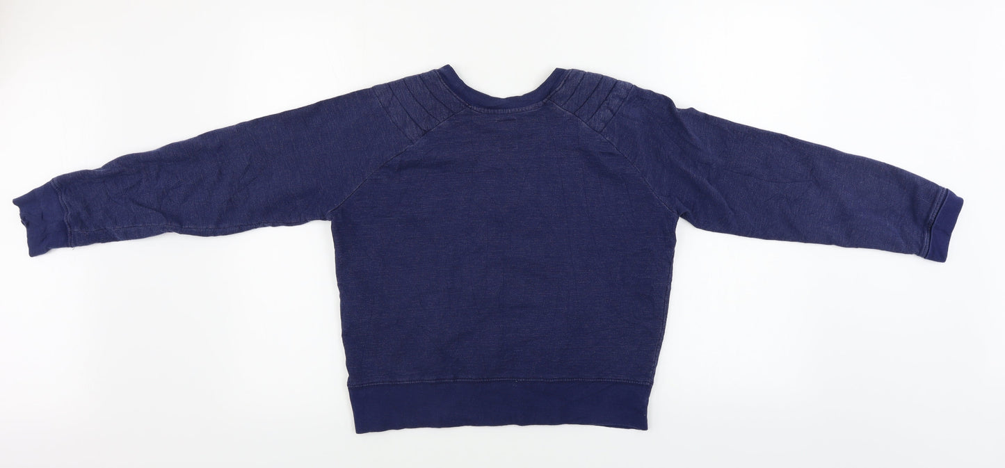 Womens UK Size M Zara Blue Pullover Jumper