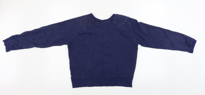 Womens UK Size M Zara Blue Pullover Jumper