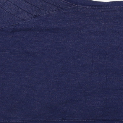 Womens UK Size M Zara Blue Pullover Jumper