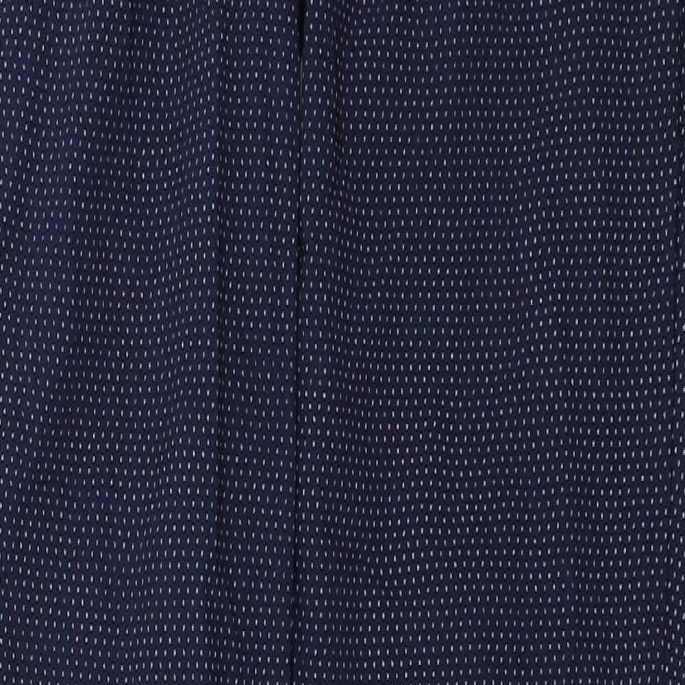 Womens UK Size M Preworn Regular Fit  Blue Trousers