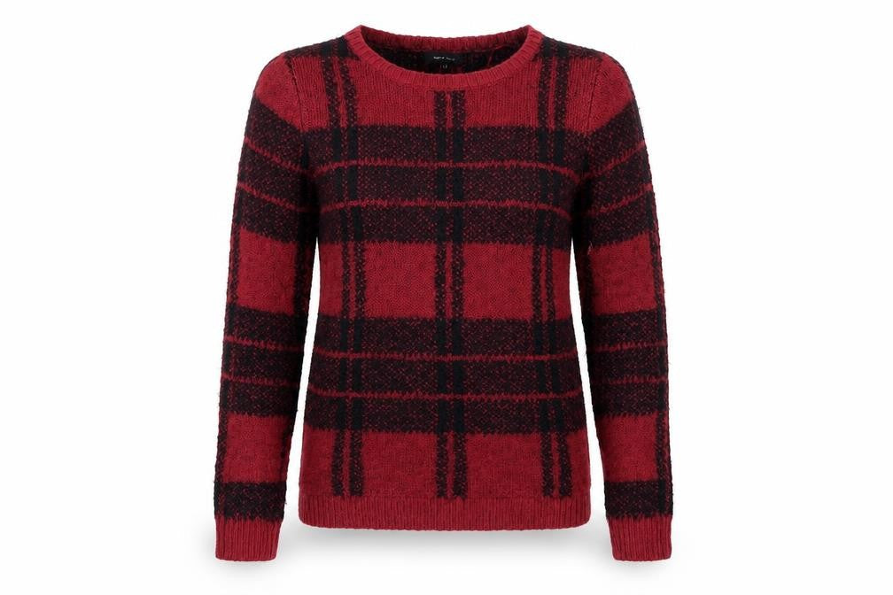Womens UK Size 8 New Look Red Pullover Jumper