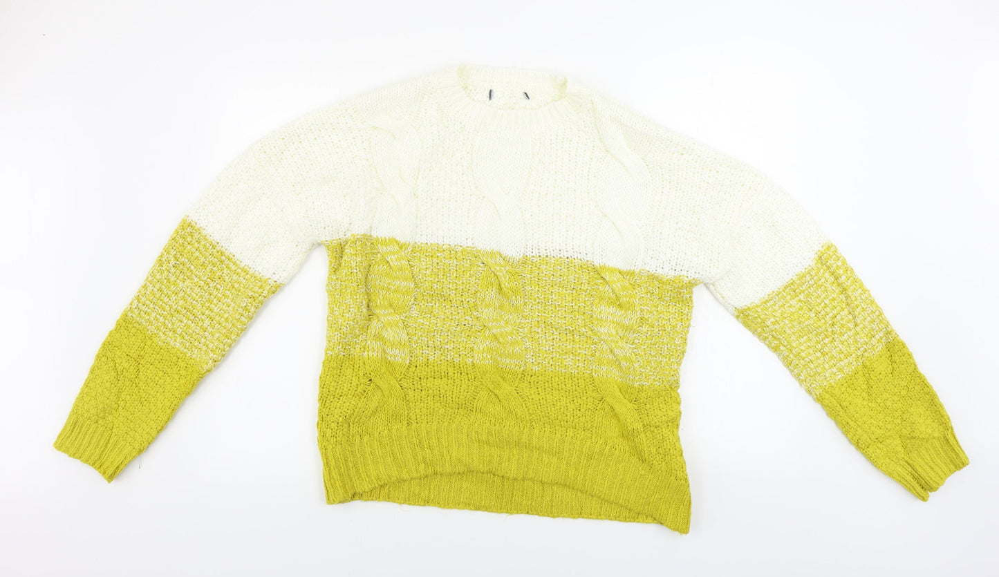 Primark  Womens Yellow   Pullover Jumper Size L