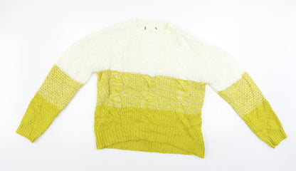 Primark  Womens Yellow   Pullover Jumper Size L