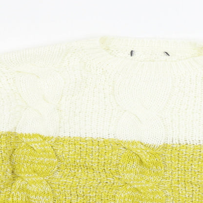 Primark  Womens Yellow   Pullover Jumper Size L