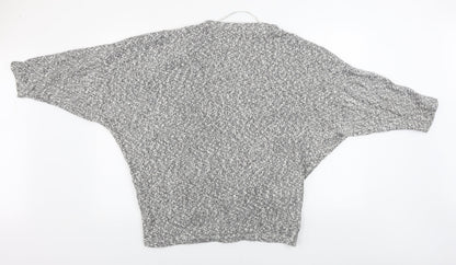 Womens UK Size S Atmosphere Grey Cardigan Jumper