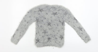 NEXT  Girls Grey   Pullover Jumper Size 9 Years