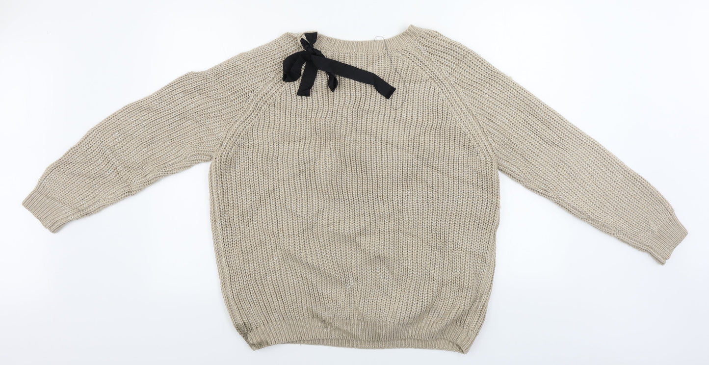 CAPSULE   Womens Brown   Pullover Jumper Size 16