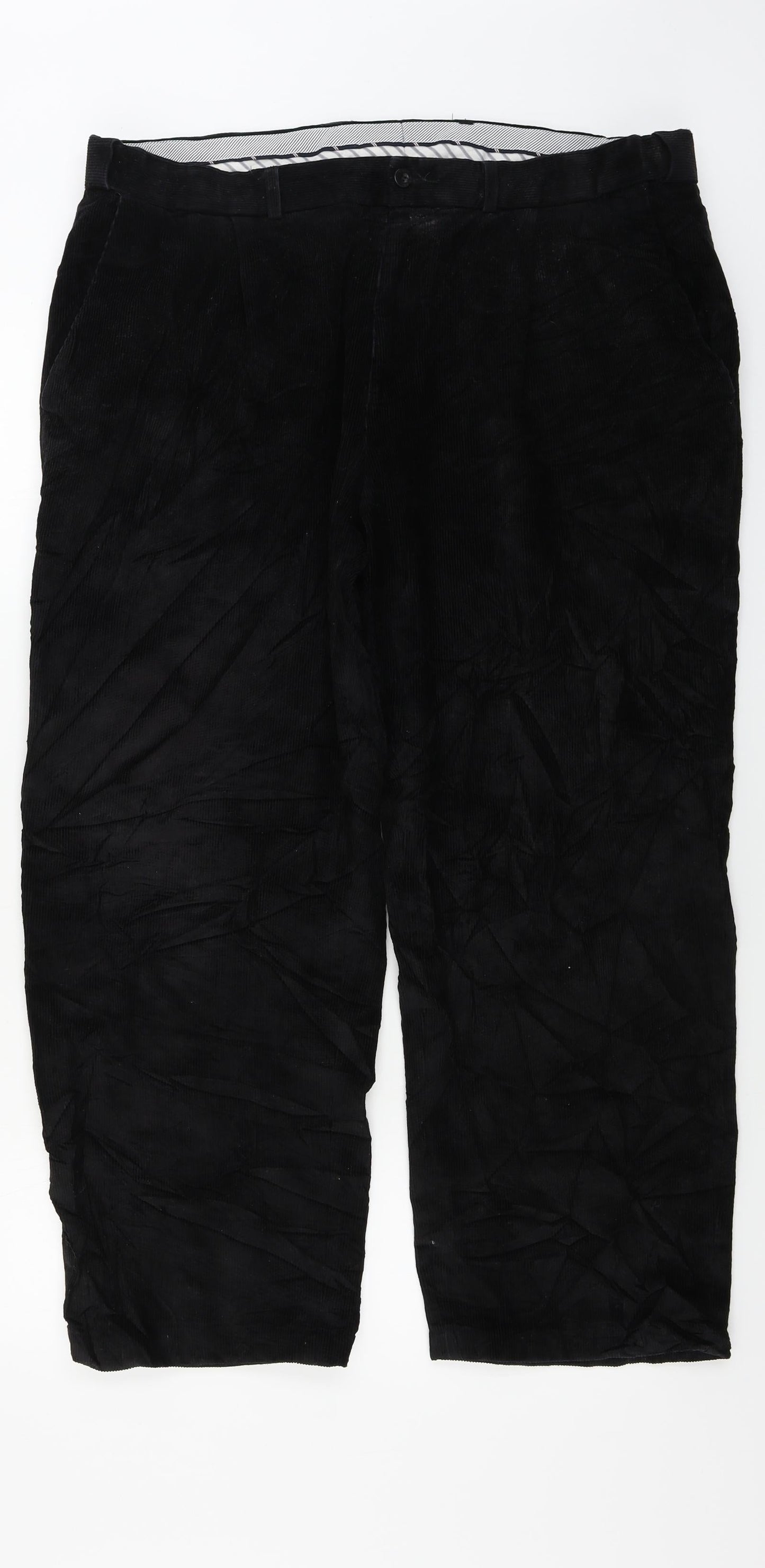 Maine New England  Womens Black  Corduroy Straight Jeans Size 40 in L27 in