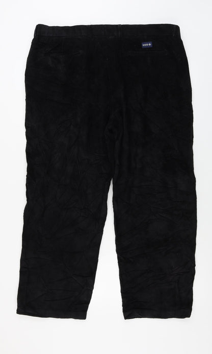 Maine New England  Womens Black  Corduroy Straight Jeans Size 40 in L27 in