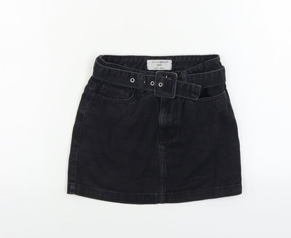 New Look  Girls Black   A-Line Skirt Size 9 Years