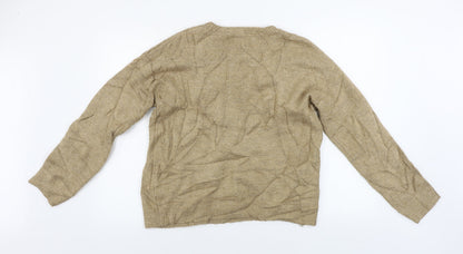 Womens UK Size 12 NEXT Brown Pullover Jumper