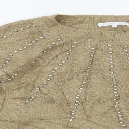 Womens UK Size 12 NEXT Brown Pullover Jumper