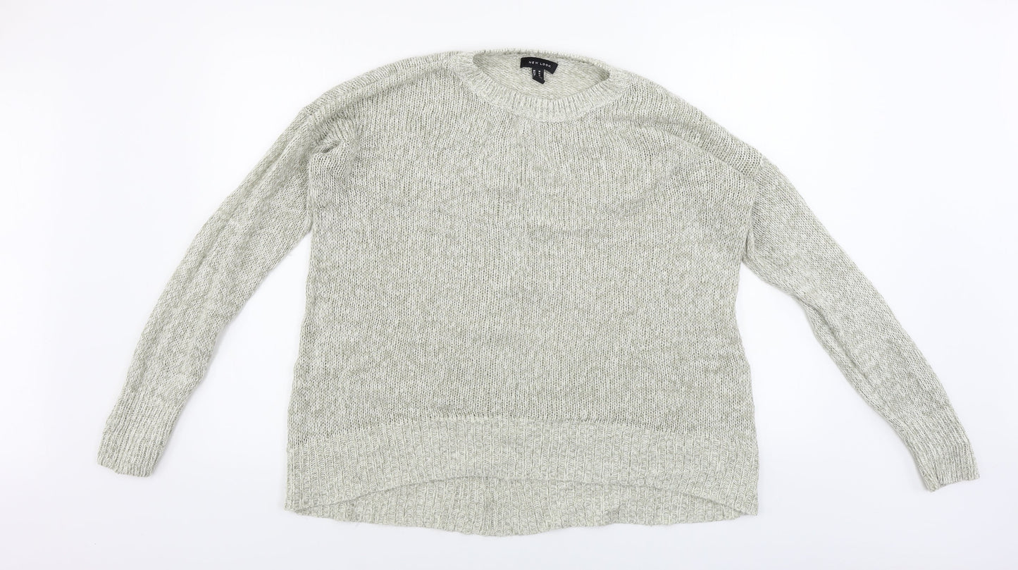Womens UK Size M New Look Beige Pullover Jumper