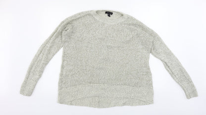 Womens UK Size M New Look Beige Pullover Jumper