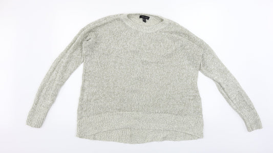 Womens UK Size M New Look Beige Pullover Jumper