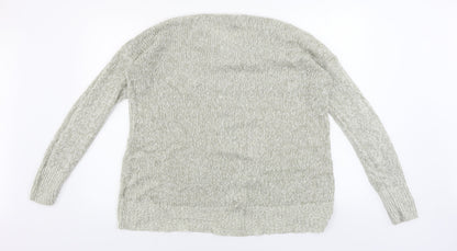 Womens UK Size M New Look Beige Pullover Jumper