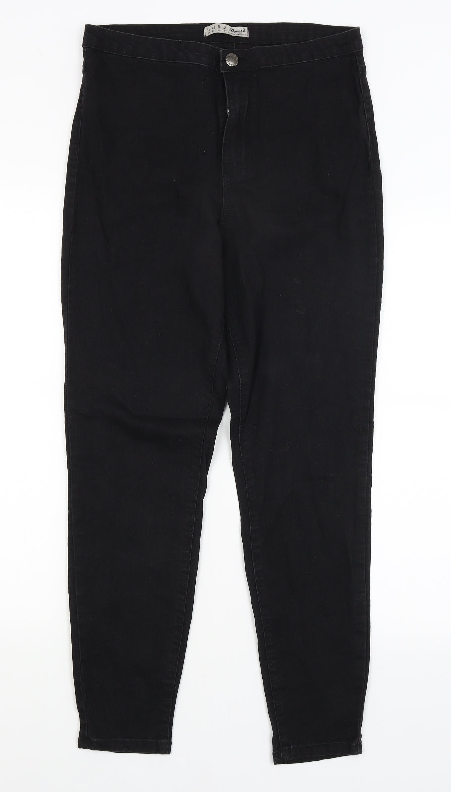 Denim Co Womens Black   Jegging Jeans Size 14 L27.5 in
