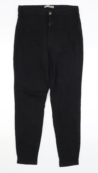 Denim Co Womens Black   Jegging Jeans Size 14 L27.5 in