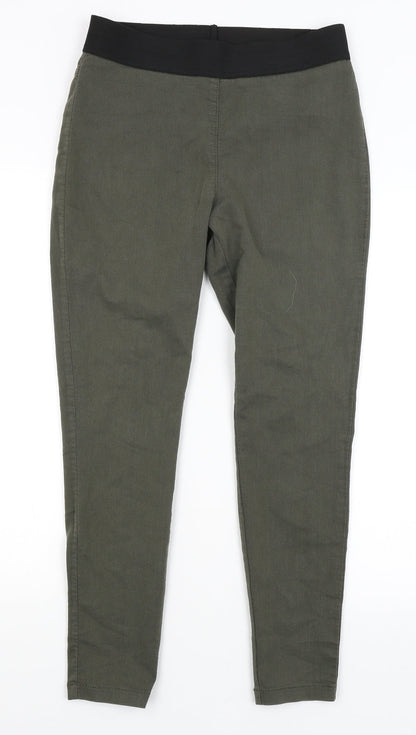 M&S Womens Green   Jegging Jeans Size 10 L20 in
